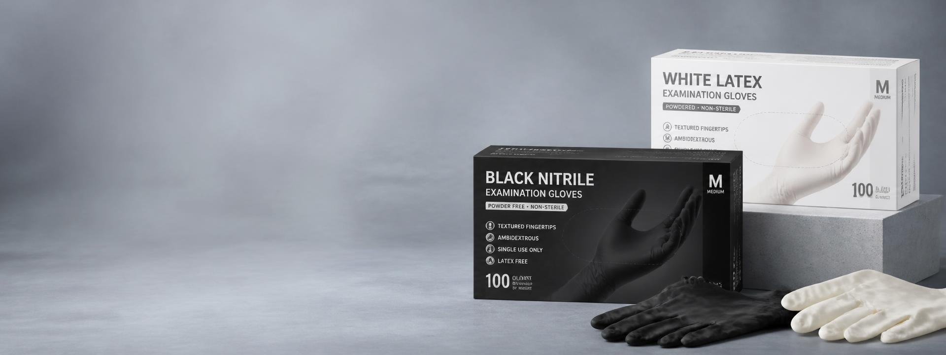 Toptan nitril ve lateks eldiven reklam görseli